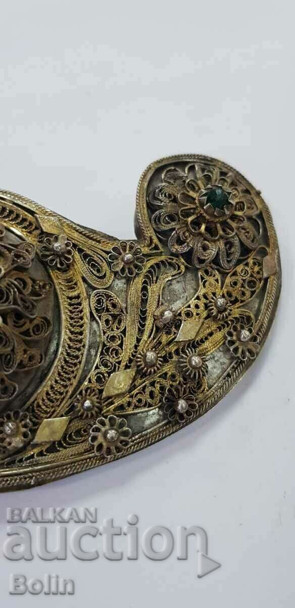 Pafta unică din argint aurit, pafta macedoneană Vardar - 5 Pafta unică din argint aurit, pafta macedoneană Vardar - 5