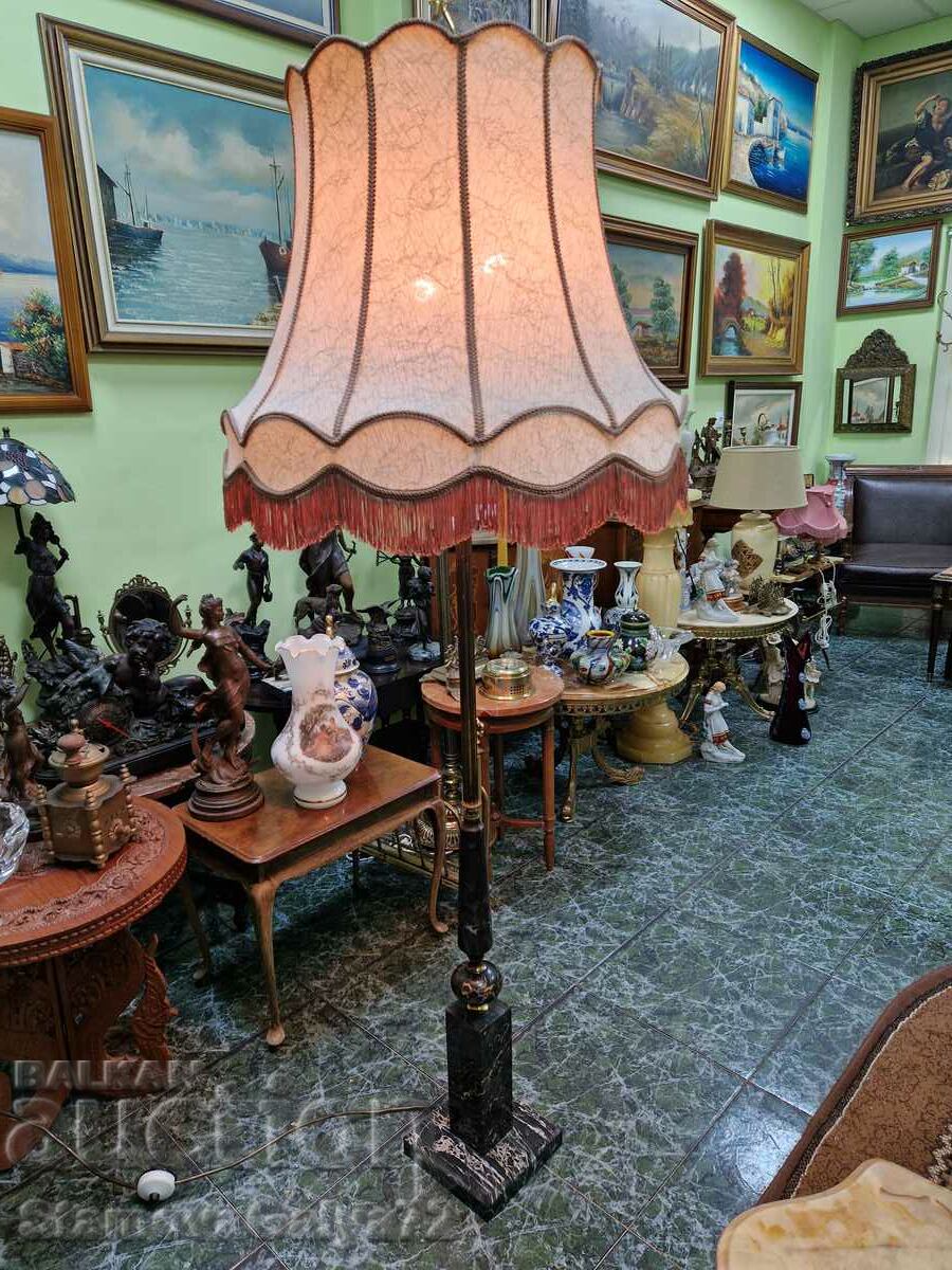 A wonderful antique Dutch parlor lamp