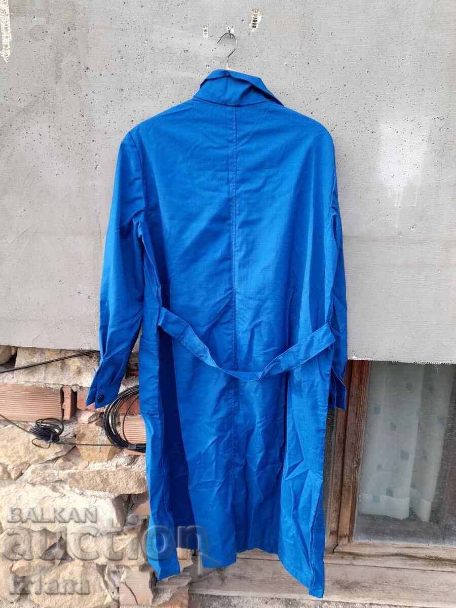 Old blue work apron - 7 Old blue work apron - 7