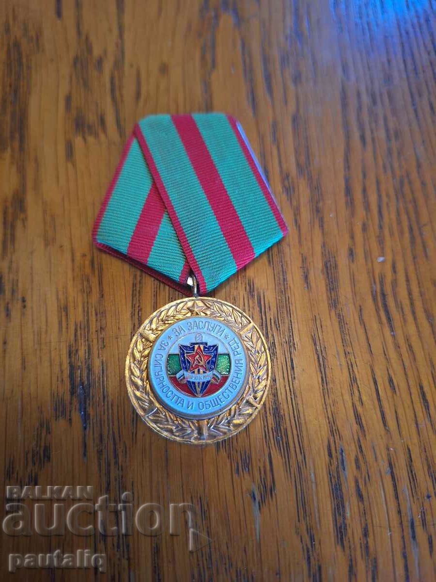 MEDAL FOR MERIT TO SECURITY AND PUBLIC ORDER