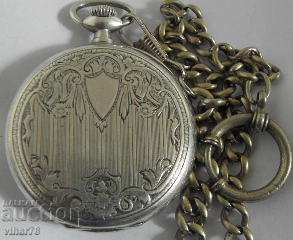 silver pocket watch -OMEGA-OMEGA - 7
