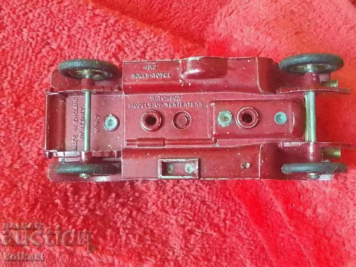 Cutie de chibrituri din metal model vechi Lesney Anul trecut 1912 ROLLS-ROYCE - 7 Cutie de chibrituri din metal model vechi Lesney Anul trecut 1912 ROLLS-ROYCE - 7