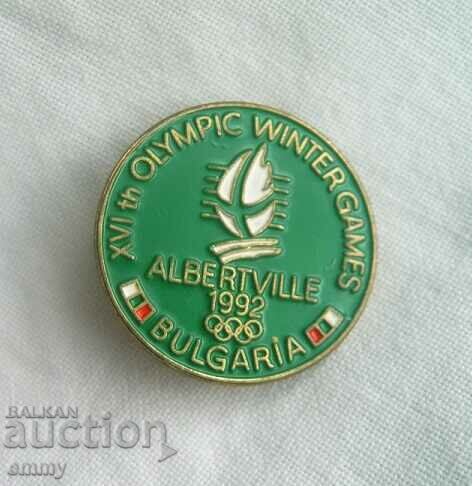 Значка Олимпийски игри Албертвил 1992