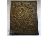 Icon of the Mother of God with the Child, Copper Obkov