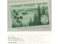 1958. SUA. 100-a aniversare a statului Minnesota.