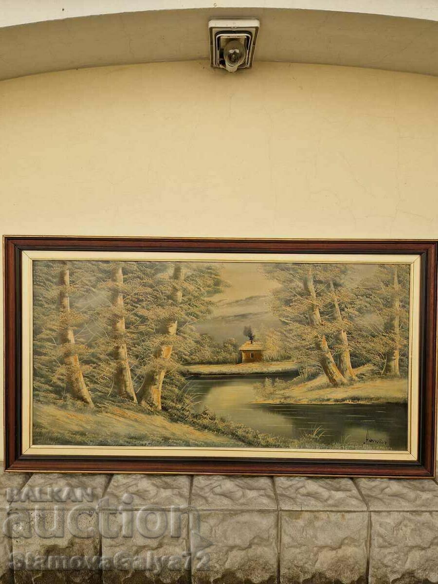 Beautiful large oil painting on canvas with price 229.00 BGN | € 117.09 Beautiful large oil painting on canvas with price 229.00 BGN | € 117.09