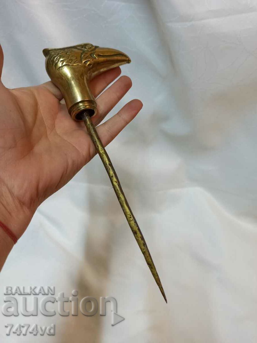 BRONZE EAGLE HANDLE FOR CANE - 5 BRONZE EAGLE HANDLE FOR CANE - 5