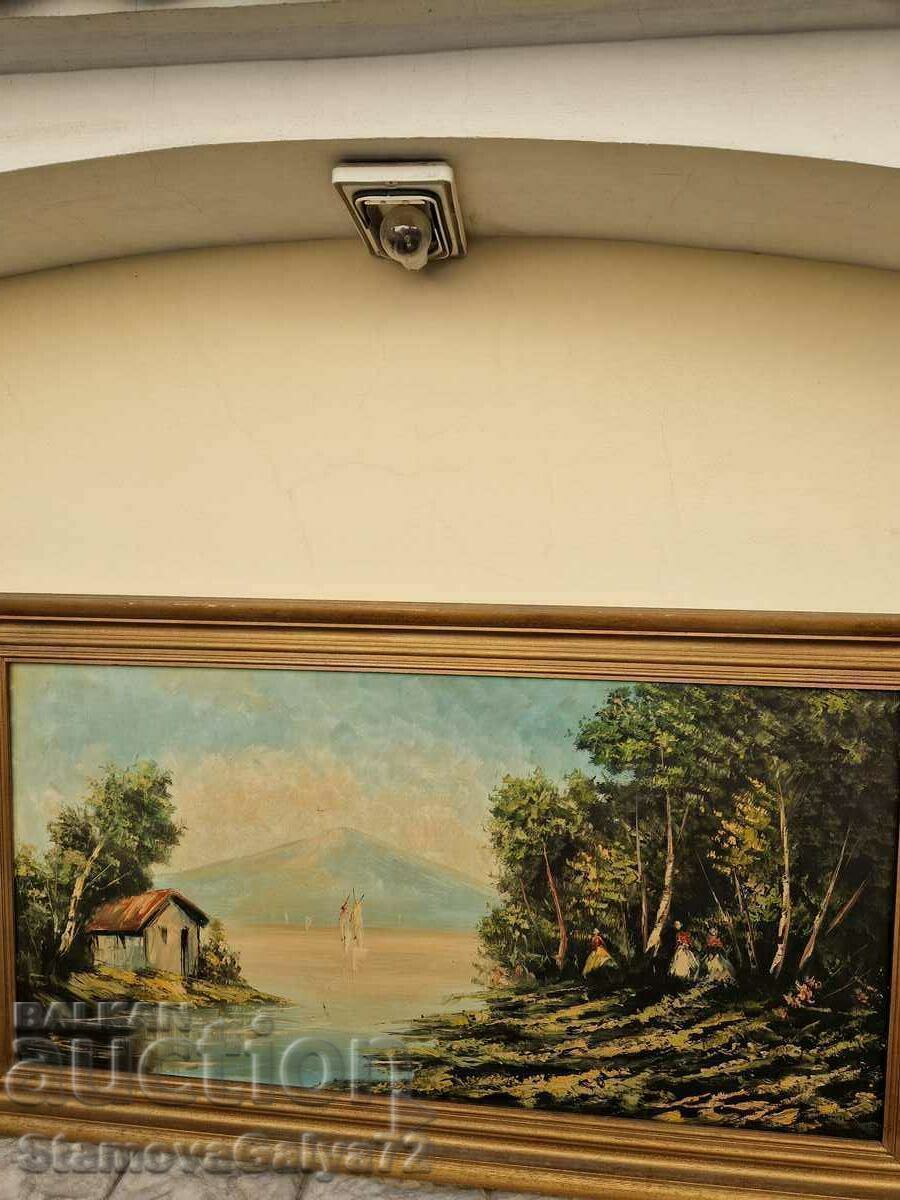 O pictură mare în ulei pe pânză cu preț 249.00 BGN | € 127.31 O pictură mare în ulei pe pânză cu preț 249.00 BGN | € 127.31