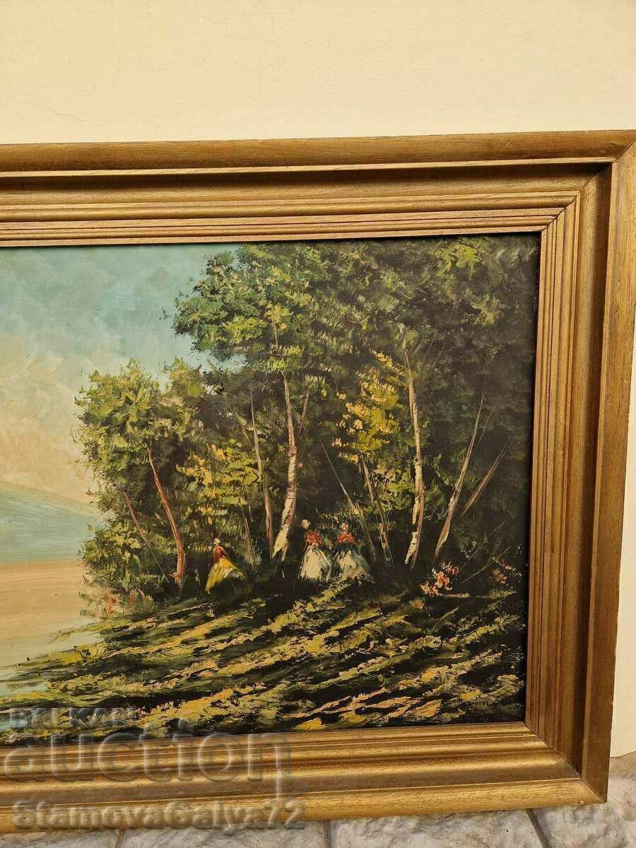 O pictură mare în ulei pe pânză - 6 O pictură mare în ulei pe pânză - 6