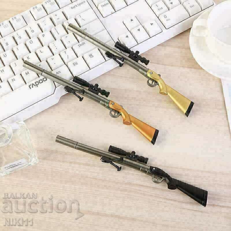 Chemical in the form of a sniper rifle, carbine, weapon Chemical in the form of a sniper rifle, carbine, weapon