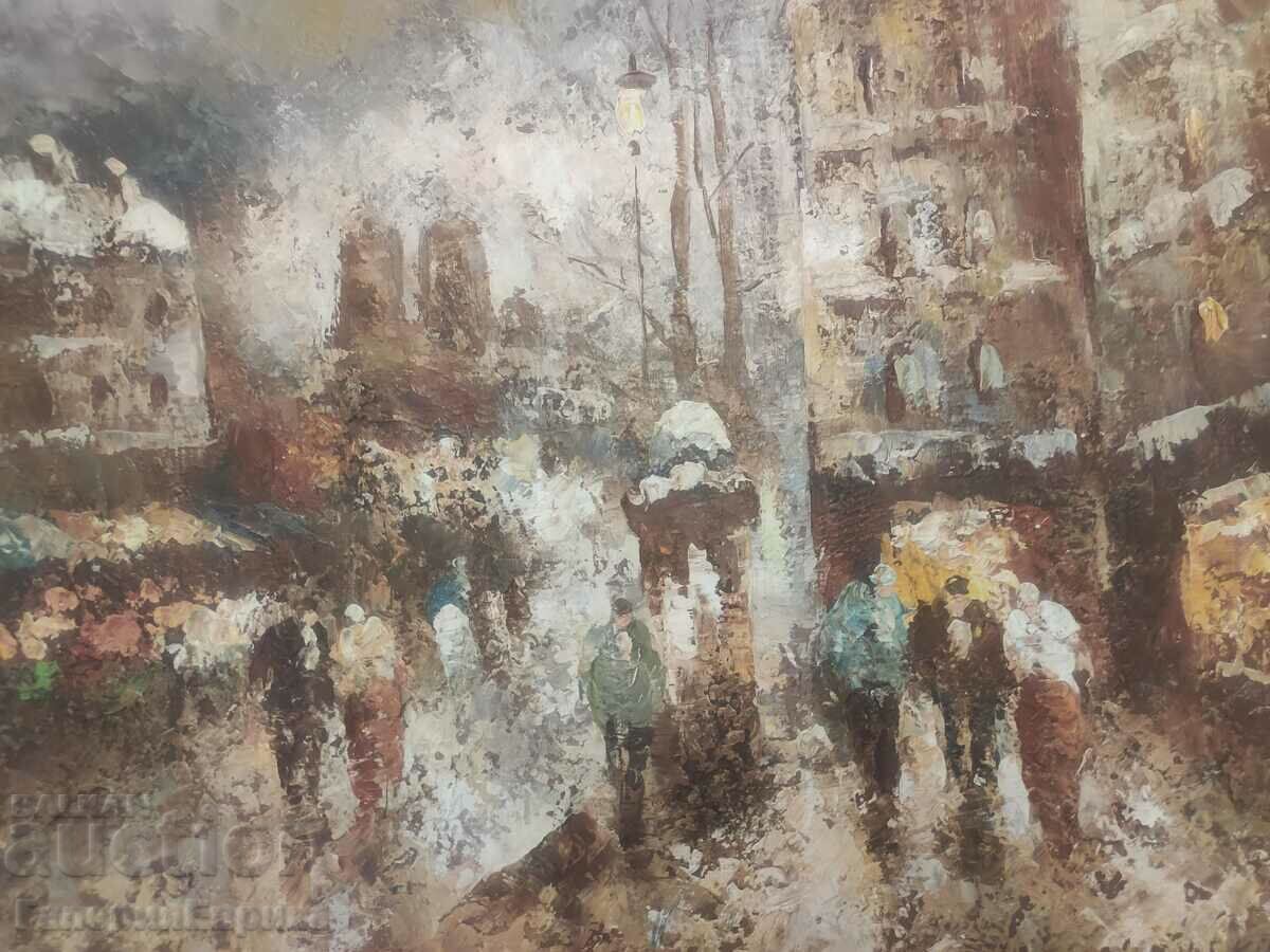 Auction Oil painting on canvas Auction Oil painting on canvas