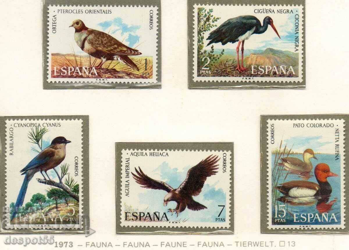 1973. Испания. Птици.