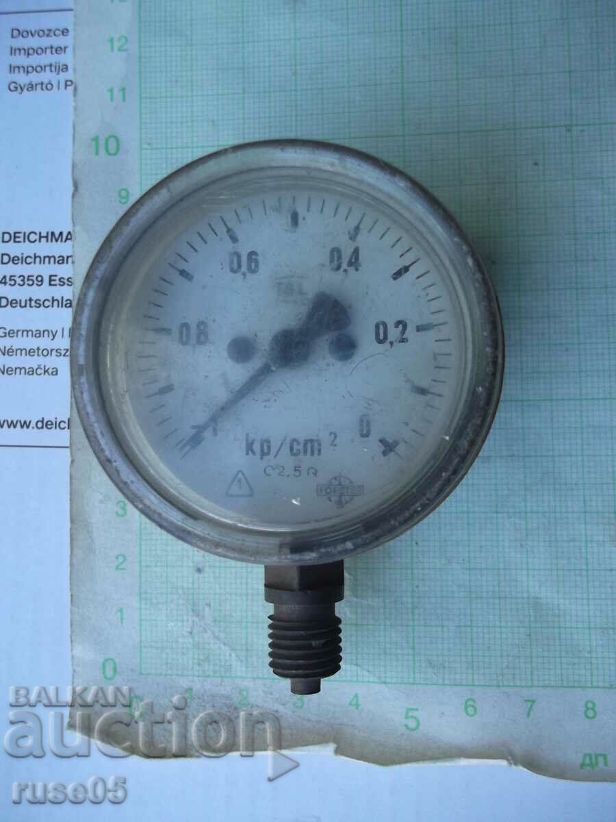 Pressure gauge - 9 with price 5.00 BGN | € 2.56 Pressure gauge - 9 with price 5.00 BGN | € 2.56