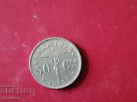 1923 anul 50 de centi Belgia