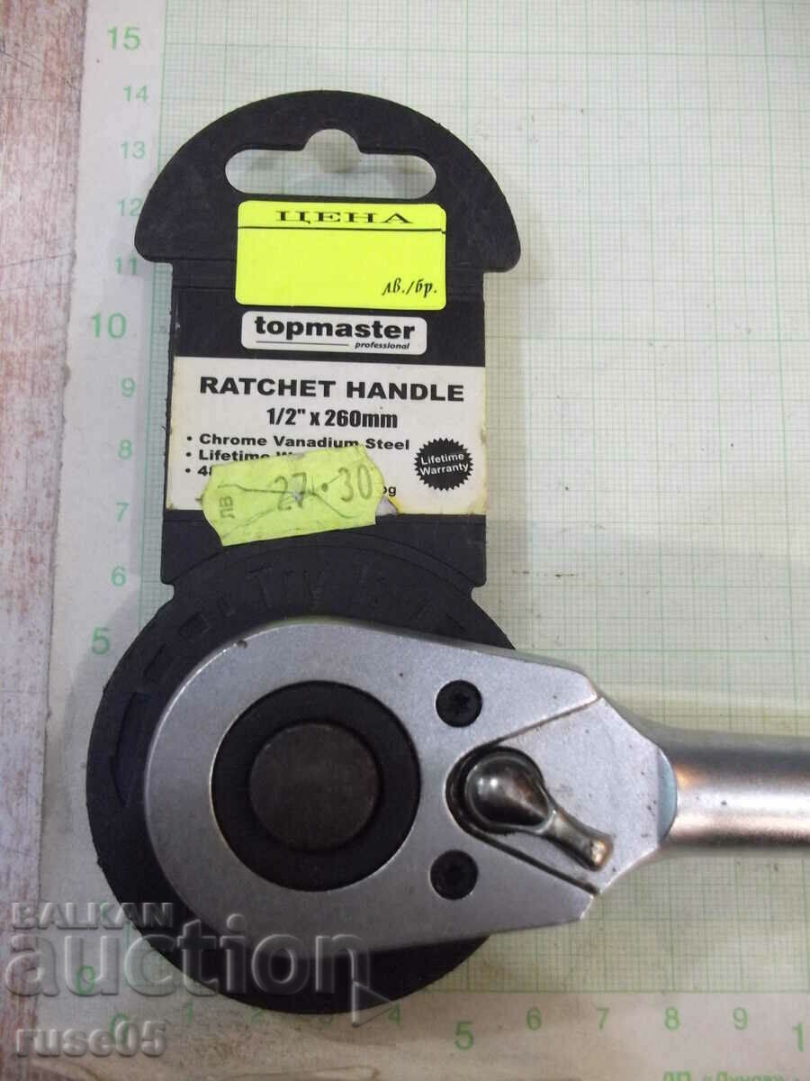 Auction Reinforced ratchet * topmaster 1/2”* Auction Reinforced ratchet * topmaster 1/2”*