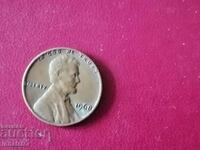 1968 год 1 цент САЩ