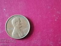 1969 год 1 цент САЩ
