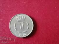 1970 год 1 франк Люксембург