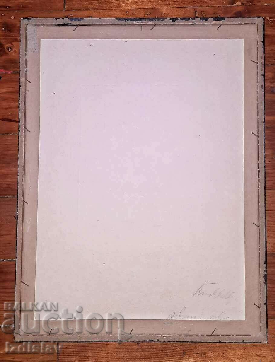 Auction Old graphic, dry needle Auction Old graphic, dry needle