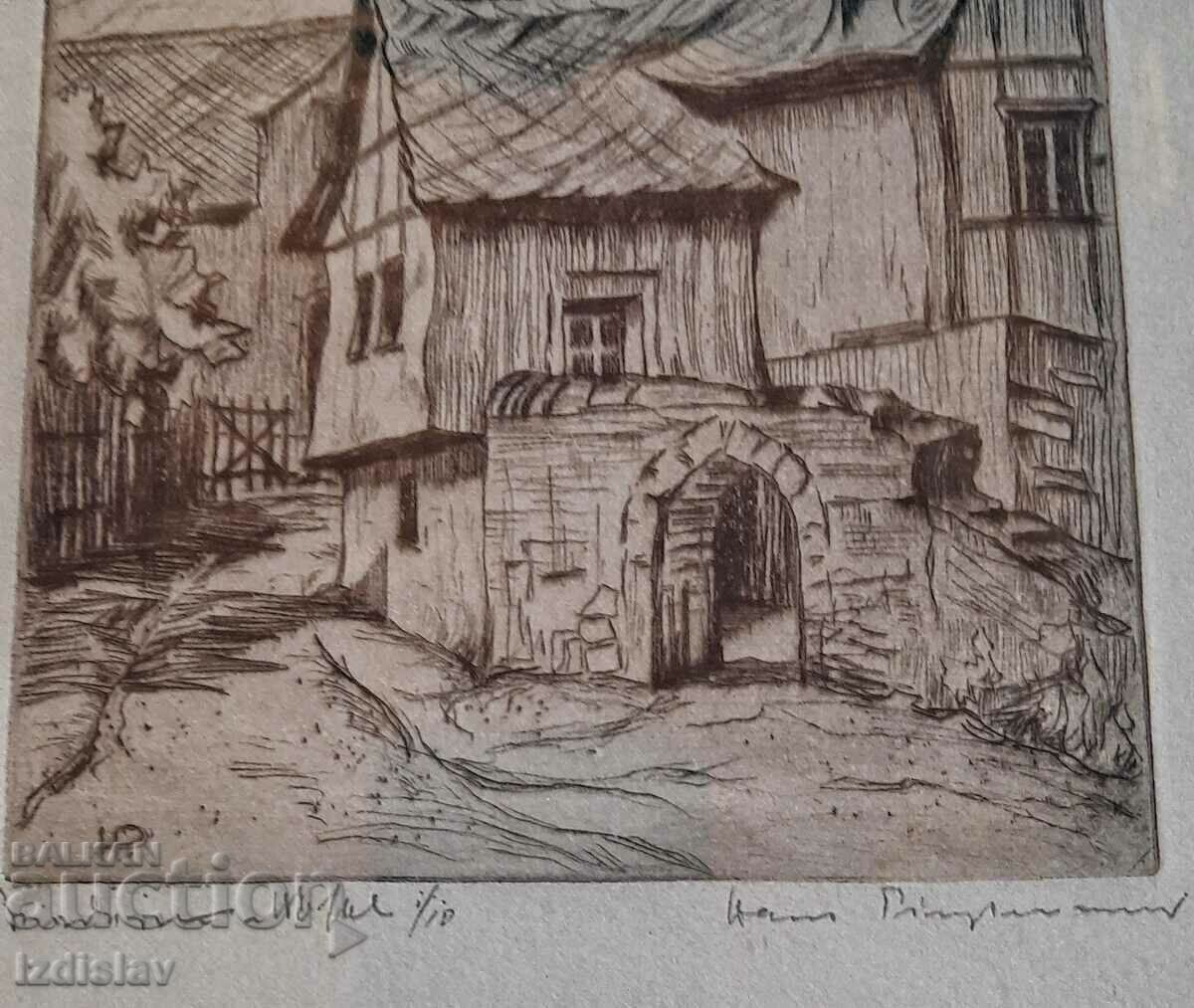 Παλιά γραφική, στεγνή βελόνα - 6 Παλιά γραφική, στεγνή βελόνα - 6