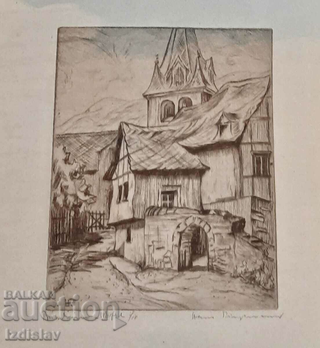 Παλιά γραφική, στεγνή βελόνα - 7 Παλιά γραφική, στεγνή βελόνα - 7