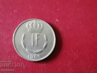 1968 год 1 франк Люксембург