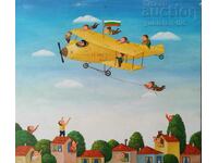 Εικόνα, "Αεροπλάνο", τέχνη. Στογιάν Μποζκίλοφ