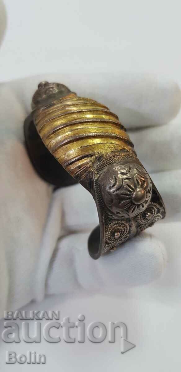 A very rare model of a gilt revival slingshot bracelet with price 280.00 BGN | € 143.16 A very rare model of a gilt revival slingshot bracelet with price 280.00 BGN | € 143.16