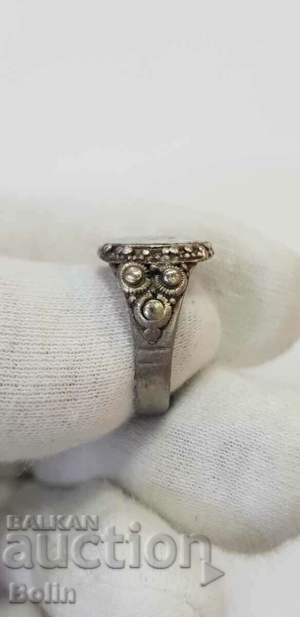 A beautiful silver Renaissance ring - 19th century with price 120.00 BGN | € 61.36 A beautiful silver Renaissance ring - 19th century with price 120.00 BGN | € 61.36
