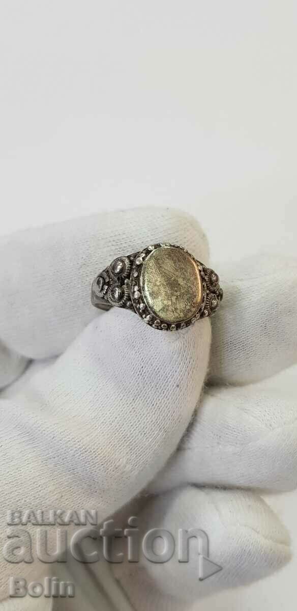 A beautiful silver Renaissance ring - 19th century - 6 A beautiful silver Renaissance ring - 19th century - 6