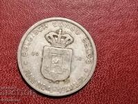 1958 Rwanda Urundi Congo Belgian 5 franci