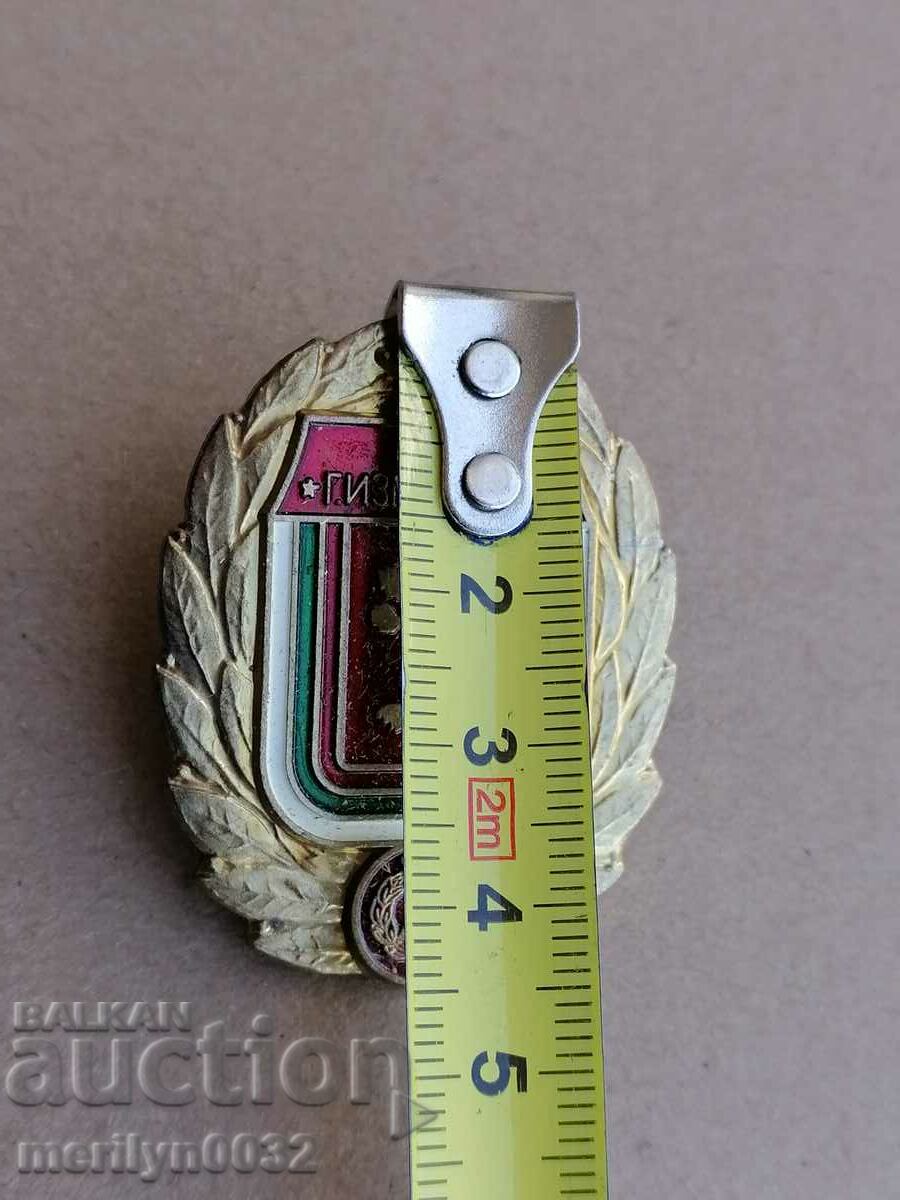 Auction  Badge SSVU Georgi Izmirliev medal badge