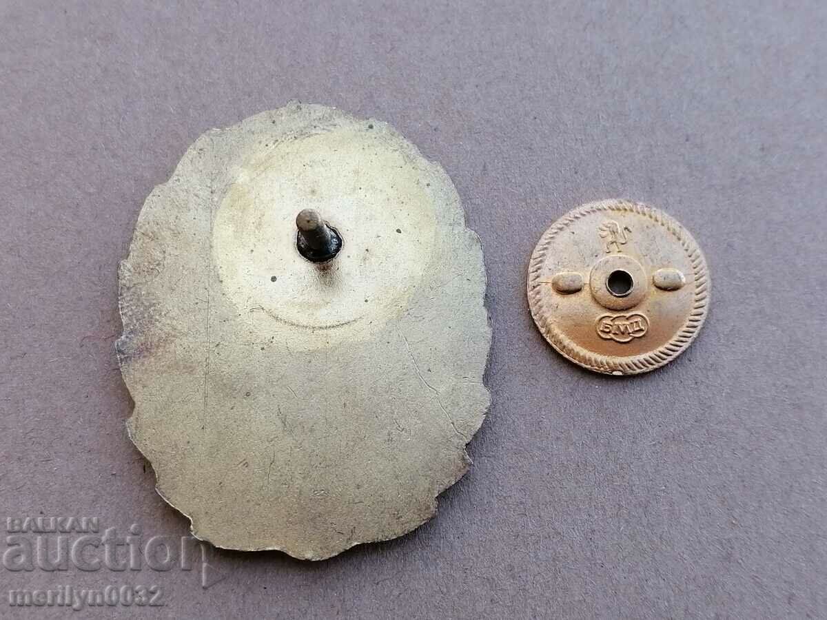 Badge SSVU Georgi Izmirliev medal badge - 5