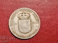 1958 Ρουάντα Ουρούντι Βελγικό Κονγκό 1 φράγκο