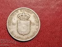1959 Rwanda Urundi Belgian Congo 1 franc