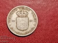 1959 год Руанда Урунди Белгийско Конго 1 франк