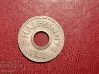 1954 Fiji 1/2 penny