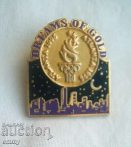 Atlanta 1996 Olympic Games Badge