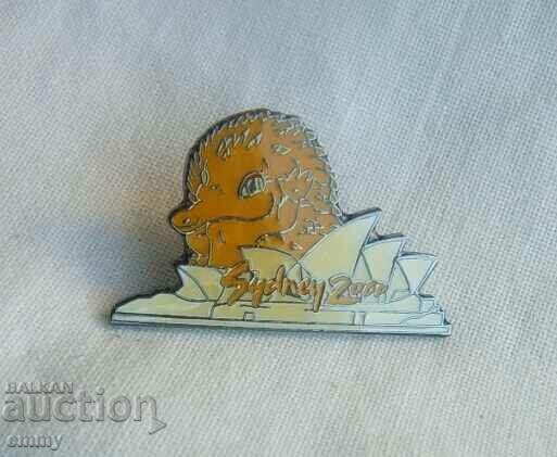 Auction Sydney 2000 Olympic Games Badge - Milieu mascot Auction Sydney 2000 Olympic Games Badge - Milieu mascot