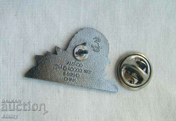 Delivery of Sydney 2000 Olympic Games Badge - Milieu mascot Delivery of Sydney 2000 Olympic Games Badge - Milieu mascot