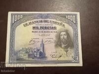 1928 1000 pesetas Spain