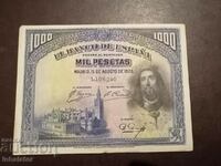 1928 1000 pesetas Spania