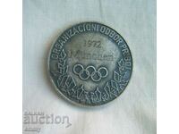 Placa cu medalie - Jocurile Olimpice Munchen 1972, Germania