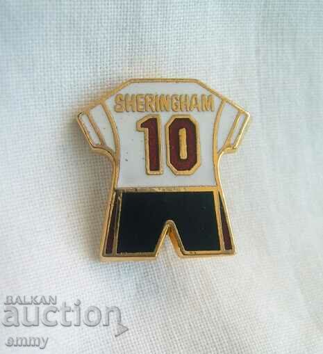 Soccer Badge - Teddy Sheringham, England - Sports Team