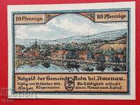 Банкнота-Германия-Тюрингия-Рода-20 пфенига 1921