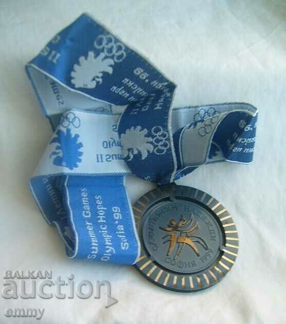 Delivery of Medal 2nd Summer Games Olympic Hopes, Sofia 1999, BOK Delivery of Medal 2nd Summer Games Olympic Hopes, Sofia 1999, BOK