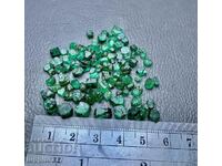 natural beryl emerald facet quality 49.50 k-t 58 pcs. lot