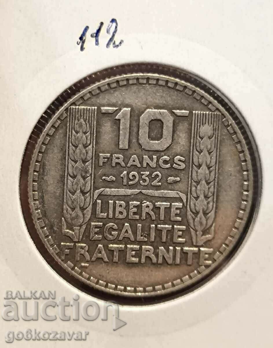 France 10 francs 1932 Silver!