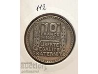 Franta 10 franci 1932 Argint!