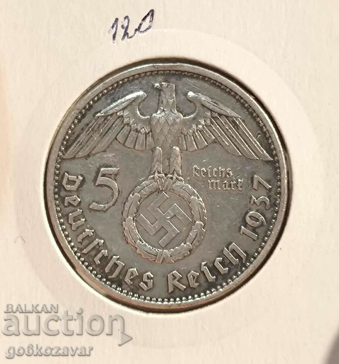 Germany Third Reich 5 stamps 1937 Silver!